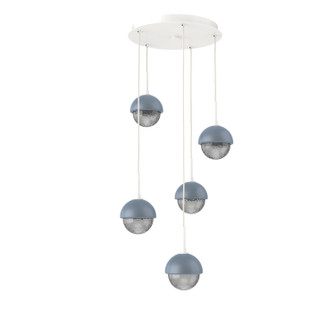 Cabochon LED Pendant in Salt White (404|CHB0093-05-WI-S-C01-L3-BU)
