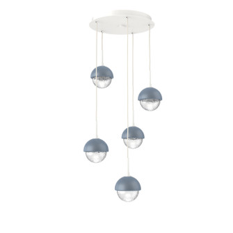 Cabochon LED Pendant in Salt White (404|CHB0093-05-WI-C-C01-L3-BU)