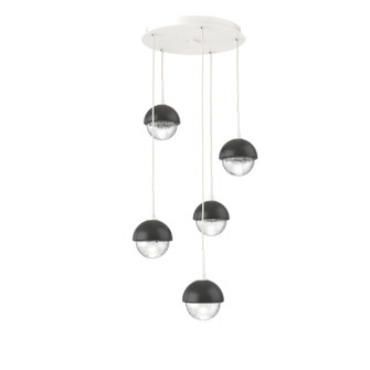 Cabochon LED Pendant in Salt White (404|CHB0093-05-WI-C-C01-L1-MB)