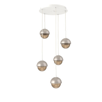 Cabochon LED Pendant in Salt White (404|CHB0093-05-WI-B-C01-L1-BS)
