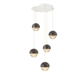 Cabochon LED Pendant in Salt White (404|CHB0093-05-WI-A-C01-L3-FB)