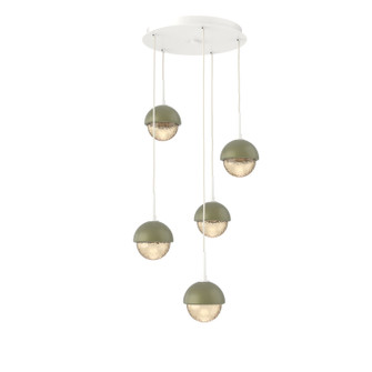 Cabochon LED Pendant in Salt White (404|CHB0093-05-WI-A-C01-L1-GE)
