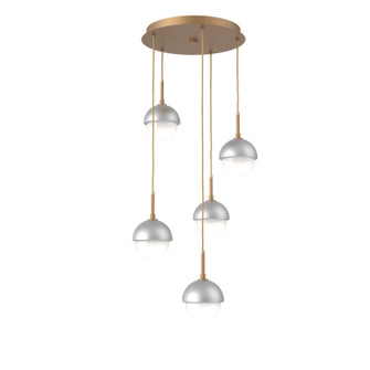 Cabochon LED Pendant in Novel Brass (404|CHB0093-05-NB-WL-C01-L3-CS)