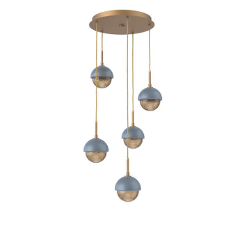 Cabochon LED Pendant in Novel Brass (404|CHB0093-05-NB-B-C01-L1-BU) Cabochon LED Pendant in Novel Brass (404|CHB0093-05-NB-B-C01-L1-BU)