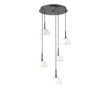 Cabochon LED Pendant in Matte Black (404|CHB0093-05-MB-WL-C01-L3-WI)