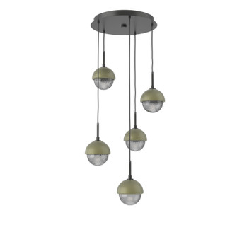 Cabochon LED Pendant in Matte Black (404|CHB0093-05-MB-S-C01-L3-GE)