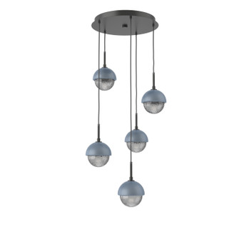 Cabochon LED Pendant in Matte Black (404|CHB0093-05-MB-S-C01-L3-BU)