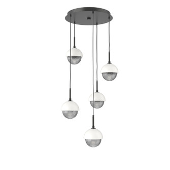 Cabochon LED Pendant in Matte Black (404|CHB0093-05-MB-S-C01-L1-WI)