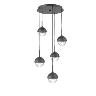 Cabochon LED Pendant in Matte Black (404|CHB0093-05-MB-C-C01-L3-GP)