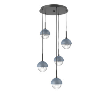 Cabochon LED Pendant in Matte Black (404|CHB0093-05-MB-C-C01-L3-BU)