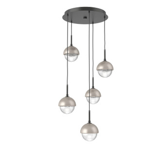 Cabochon LED Pendant in Matte Black (404|CHB0093-05-MB-C-C01-L3-BS)