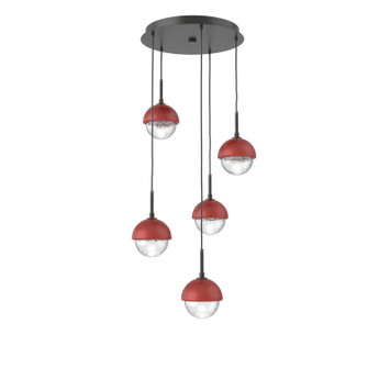 Cabochon LED Pendant in Matte Black (404|CHB0093-05-MB-C-C01-L1-RE)