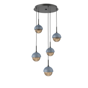 Cabochon LED Pendant in Matte Black (404|CHB0093-05-MB-B-C01-L3-BU)