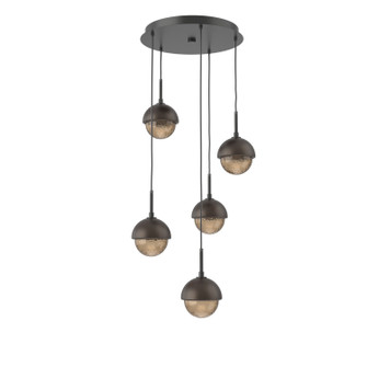 Cabochon LED Pendant in Matte Black (404|CHB0093-05-MB-B-C01-L1-FB)