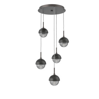 Cabochon LED Pendant in Graphite (404|CHB0093-05-GP-S-C01-L1-MB)