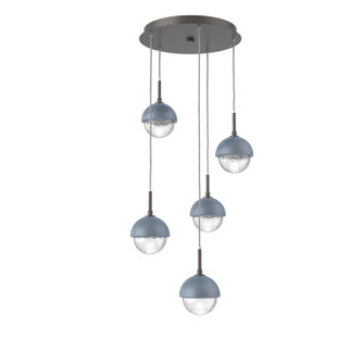 Cabochon LED Pendant in Graphite (404|CHB0093-05-GP-C-C01-L3-BU)