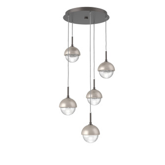 Cabochon LED Pendant in Graphite (404|CHB0093-05-GP-C-C01-L3-BS)