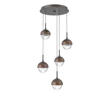 Cabochon LED Pendant in Graphite (404|CHB0093-05-GP-C-C01-L1-BB)