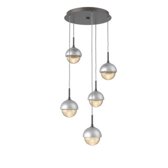 Cabochon LED Pendant in Graphite (404|CHB0093-05-GP-A-C01-L3-CS)
