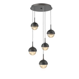 Cabochon LED Pendant in Graphite (404|CHB0093-05-GP-A-C01-L1-MB)