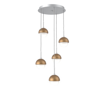 Cabochon LED Pendant in Classic Silver (404|CHB0093-05-CS-WL-C01-L3-NB)