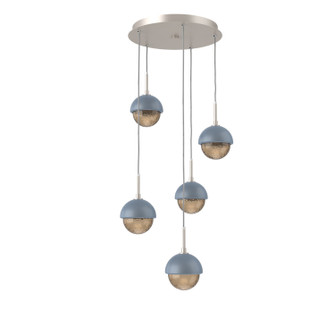 Cabochon LED Pendant in Beige Silver (404|CHB0093-05-BS-B-C01-L3-BU)