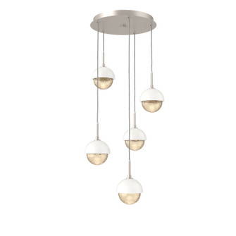 Cabochon LED Pendant in Beige Silver (404|CHB0093-05-BS-A-C01-L3-WI)