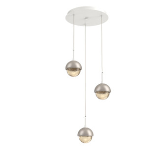 Cabochon LED Pendant in Salt White (404|CHB0093-03-WI-A-C01-L3-BS)