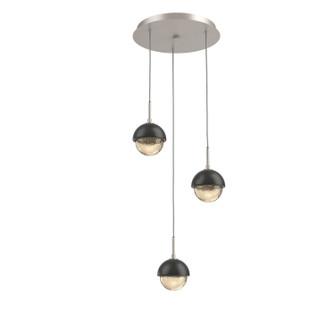 Cabochon LED Pendant in Beige Silver (404|CHB0093-03-BS-A-C01-L3-MB)