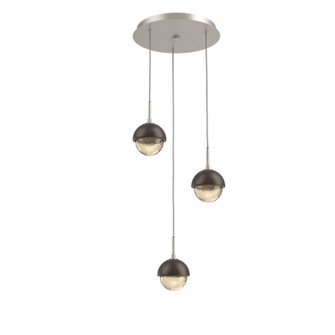 Cabochon LED Pendant in Beige Silver (404|CHB0093-03-BS-A-C01-L1-FB)
