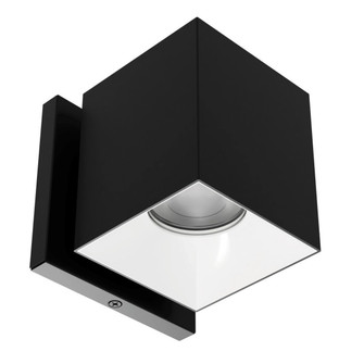 Zoron LED Wall Mount in Black/White (34|W4S-NCS-BKWT)