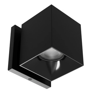 Zoron LED Wall Mount in Black/Black (34|W4S-NCS-BKBK)