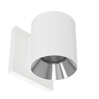 Zoron LED Wall Mount in White/Chrome (34|W4R-NCS-WTCH)