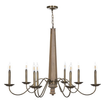 Dinner at Eight Light Chandelier in Heritage Bronze (137|545C08BRZ)