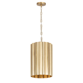 Allegra One Light Pendant in Weathered Brass (16|39132WBR)