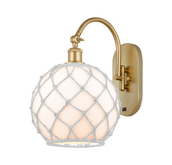 Ballston One Light Wall Sconce in Satin Gold (405|918-1W-SG-G121-10RW)