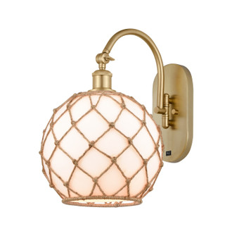 Ballston One Light Wall Sconce in Satin Gold (405|918-1W-SG-G121-10RB)