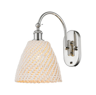 Ballston One Light Wall Sconce in Polished Nickel (405|918-1W-PN-NBD-9-NAT)