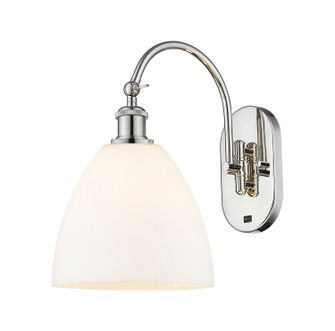 Ballston One Light Wall Sconce in Polished Nickel (405|918-1W-PN-GBD-91)