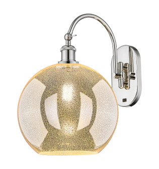 Ballston One Light Wall Sconce in Polished Nickel (405|918-1W-PN-G128-12)