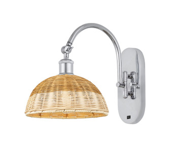 Ballston One Light Wall Sconce in Polished Chrome (405|918-1W-PC-NBD2-9-NAT)
