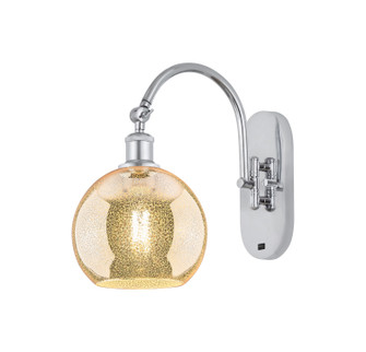 Ballston One Light Wall Sconce in Polished Chrome (405|918-1W-PC-G128-12)