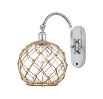 Ballston One Light Wall Sconce in Polished Chrome (405|918-1W-PC-G122-10RB)