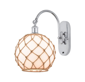 Ballston One Light Wall Sconce in Polished Chrome (405|918-1W-PC-G121-10RB)
