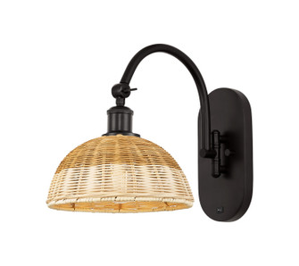 Ballston One Light Wall Sconce in Oil Rubbed Bronze (405|918-1W-OB-NBD2-9-NAT)
