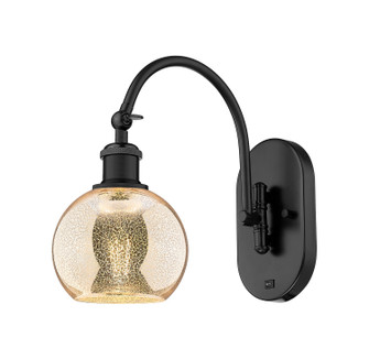 Ballston One Light Wall Sconce in Matte Black (405|918-1W-BK-G128-6)