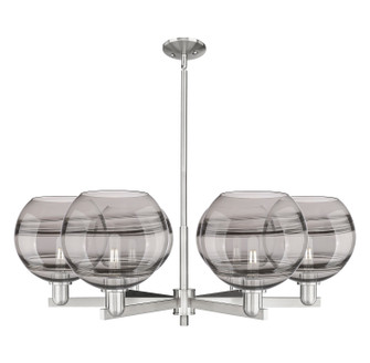 Arcadia Six Light Chandelier in Satin Nickel (405|716-6CR-SN-G556-10SM)