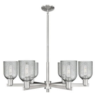 Arcadia Six Light Chandelier in Satin Nickel (405|716-6CR-SN-G257)