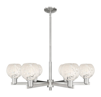 Arcadia Six Light Chandelier in Satin Nickel (405|716-6CR-SN-G1216-6WM)