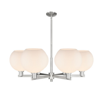 Arcadia Six Light Chandelier in Satin Nickel (405|716-6CR-SN-G121-10)